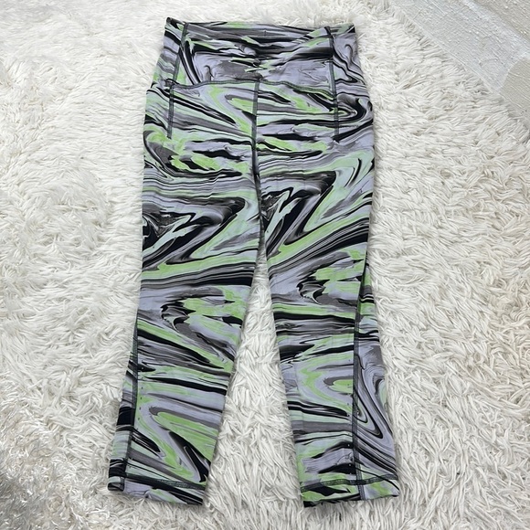 Lululemon Swift Speed High-Rise Crop 21" Paint Glide Warp Multi - Picture 1 of 7